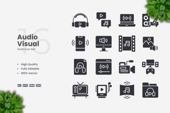 Audio Visual Icons: A Versatile Tool for Modern Designers