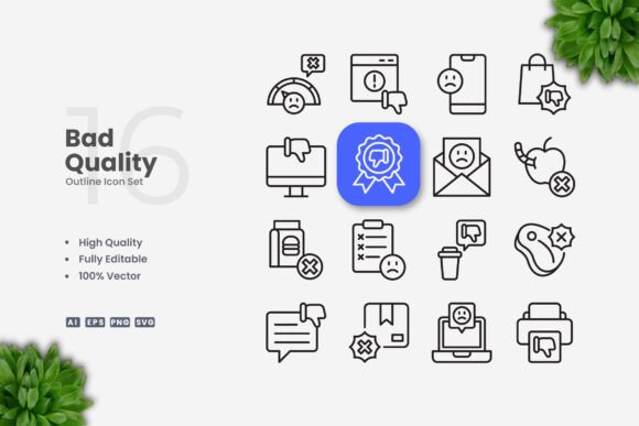 Bad Quality Icons: A Unique Design Trend for Modern Creatives