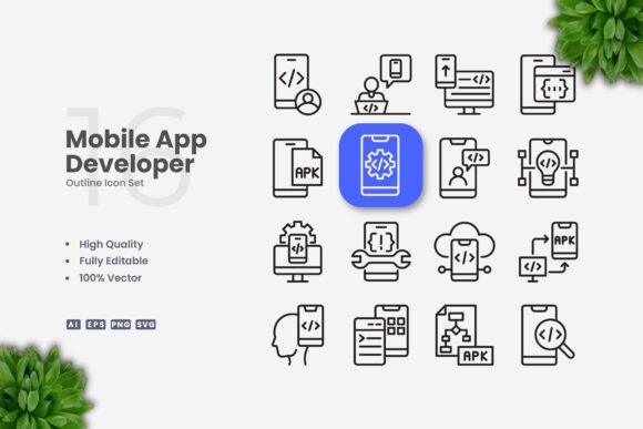 Mobile App Developer Icons: A Guide to Simple and Clean Design