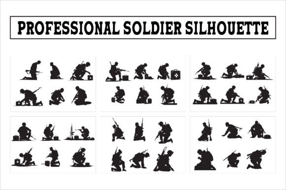 Professional Soldier Silhouette: A Versatile Design Resource