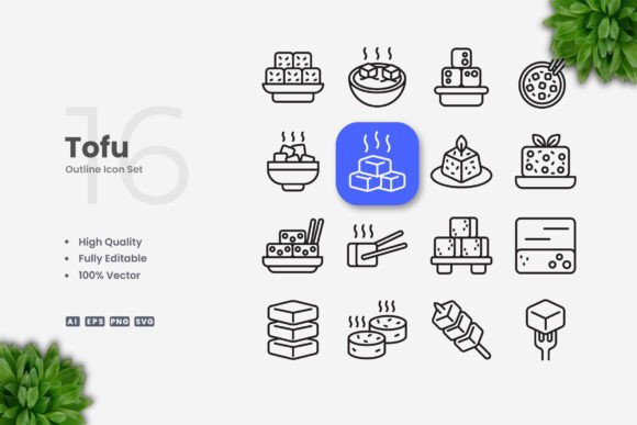 Tofu Icons: Simple, Clean, and Versatile