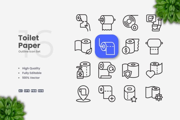 Toilet Paper Icons: A Strategic Tool for Clean, Versatile Design