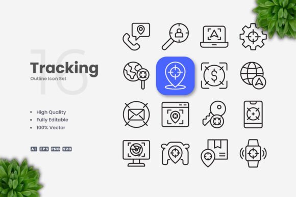 Tracking Icons for Streamlined Workflows