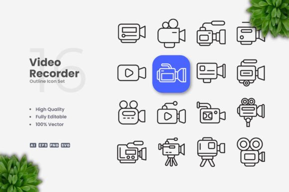 Video Recorder Icons: A Versatile Tool for Modern Designers